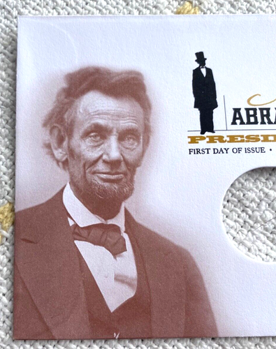 USA FDC First Day Cover Abraham Lincoln President With Commemorative Stamp - Picture 3 of 6