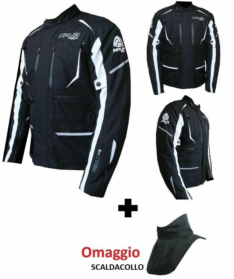 Moto Giacca in Tessuto da Uomo SNL2850 Sportivo 2-Strati 4-Stagioni Impermeabile