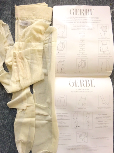 Gerbe Essential 15D Shimmering Satin Tights Size 2 FR40/42 UK9 US/D38/40 - Picture 2 of 11