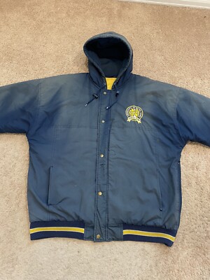 Notre Dame“Fighting Irish“ ヴィンテージ スタジャン Vintage Notre Dame Fighting Irish Quikted Starter Jacket XXL