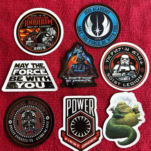 🔥8 Star Wars Sticker Rebel Clone Sith Jedi Vader Vinyl Decal Car Truk FREE SHIP - Picture 1 of 11