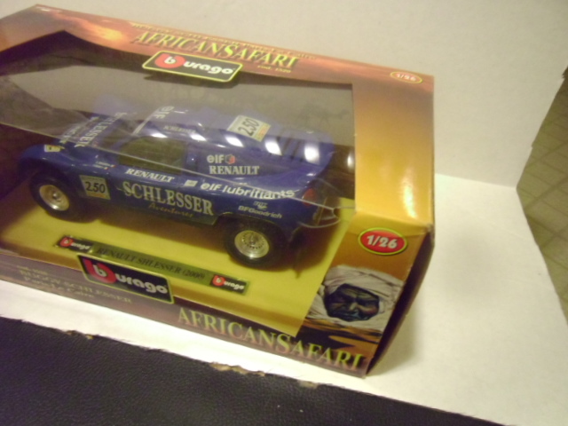 ブラーゴ BUGGY SCHLESSER Paris-Le Caire Burago Renault Shlesser 2000 Buggy Paris-Le Caire 1/26 Die