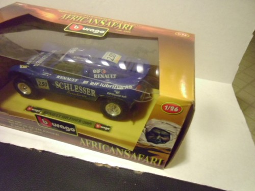 Burago Renault Shlesser 2000 Buggy Paris-Le Caire 1/26 Die Cast - Picture 3 of 4