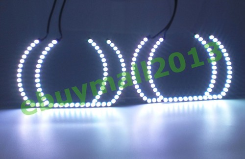 BT RGB Halo Ring For GMC Sierra 1999-06/Yukon 2000-2006 Demon Angel Eyes DRL DIY - Picture 18 of 21