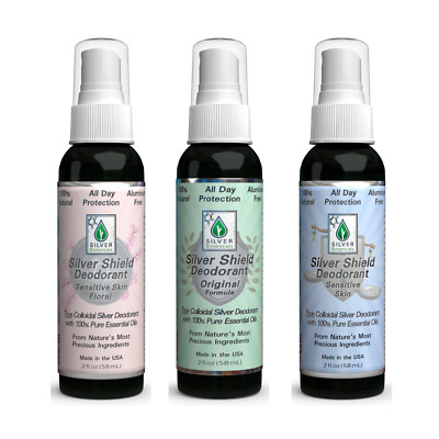 Silver Shield Deodorant - Spray-on, 2 oz. - Colloidal Silver Deodorant