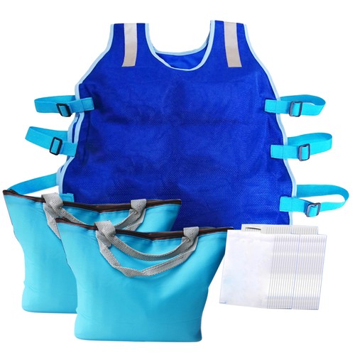 Ice Bag Vest Summer Cooling Vest Cooling Safety Vest With Ice Packs Cooling Gear - Picture 12 of 14