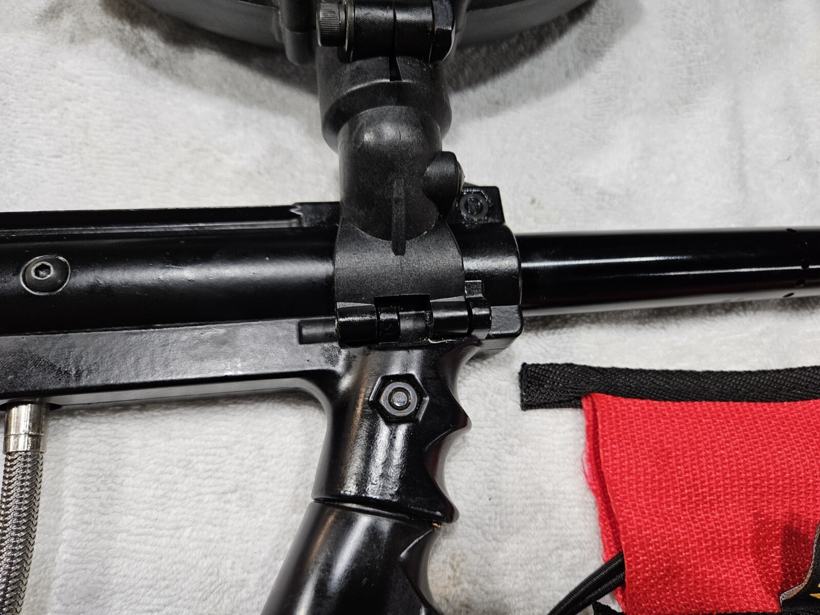 Working Great Tippmann Model 98 Custom Paintball Gun Barrel Feeder