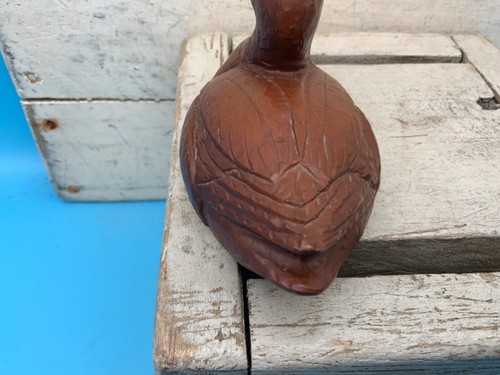 Vintage Red Mill Hand Carved Wooden Small Mallard Duck - Picture 4 of 5