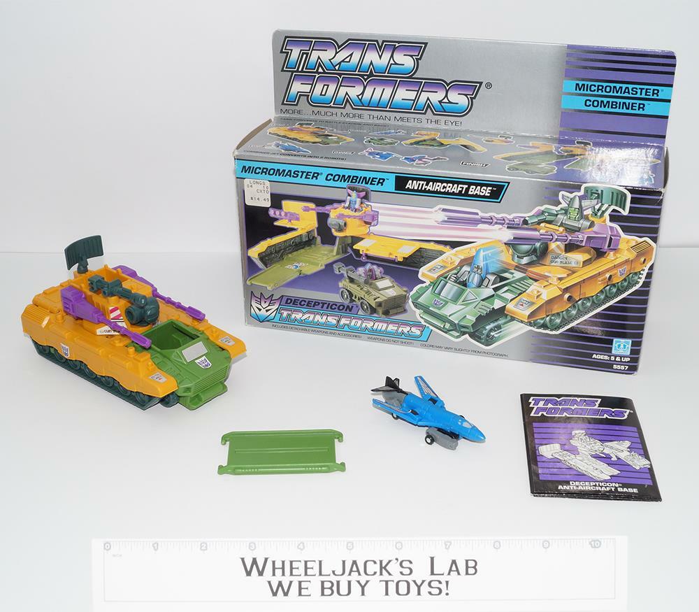 Anti-Aircraft Base Micromaster MIB 100% Complete C 1989 Vintage G1 Transformers Anti-Aircraft Base Micromaster MIB 100% Complete C 1989 Vintage G1 Transformers