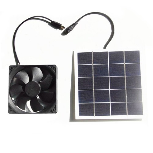 4W Solar Powered Fan Set for Camping and Outdoor Use Stay Cool Anywhere - Picture 2 of 11