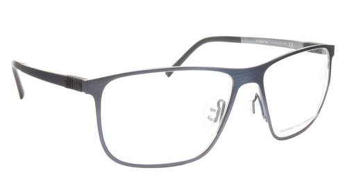 Marco de gafas Porsche Design P8276 azul negro metal goma Japón 57-16-145 41 - Imagen 8 de 10