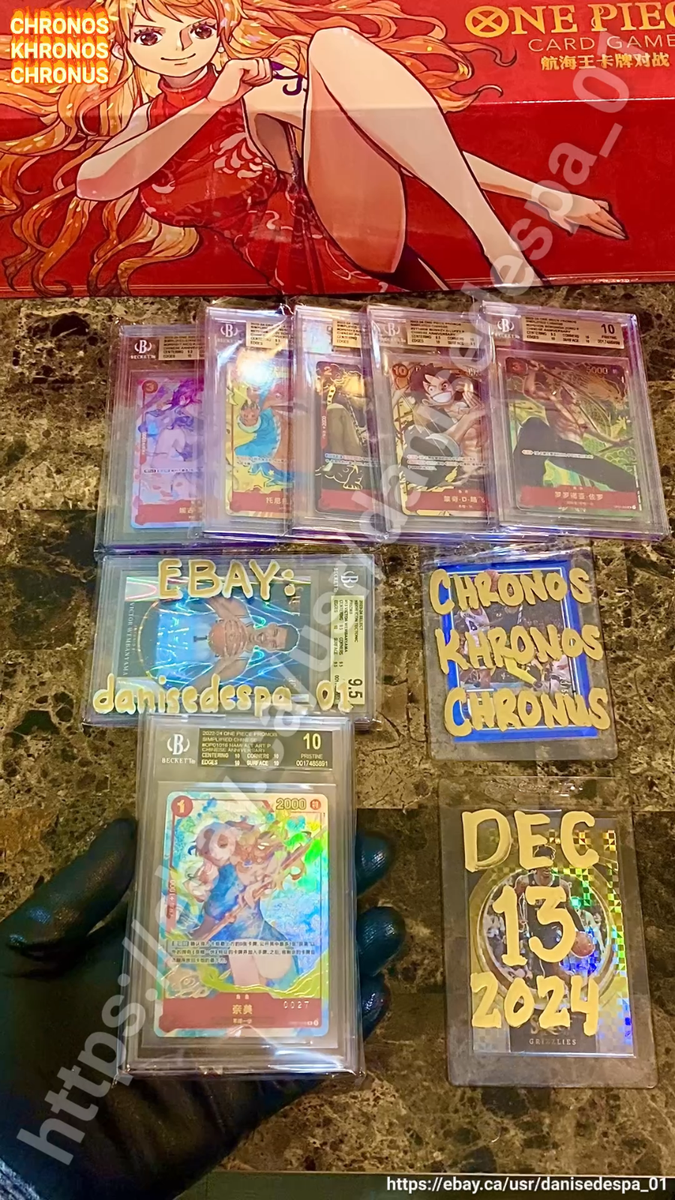 One Piece TCG CN Exclusive 1st Anniversary Blue Nami BGS10 One Piece TCG CN Exclusive 1st Anniversary Blue Nami BGS10
