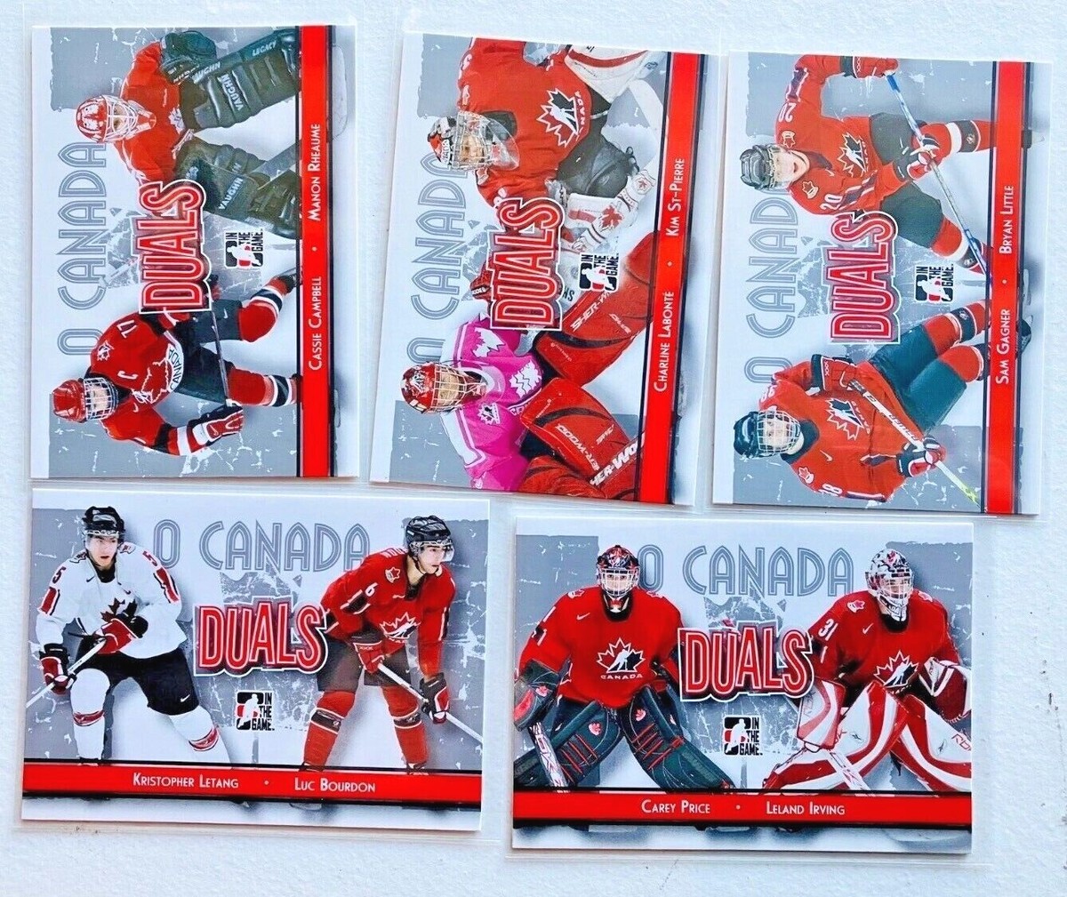 2011-12 IN THE GAME O CANADA SERIES HOCKEY ITG 1-100 BASE FINISH