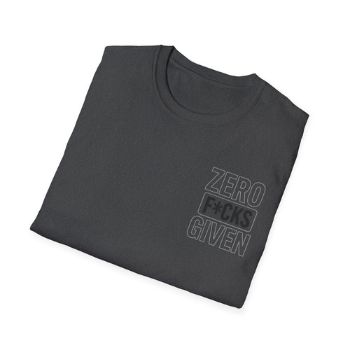 Zero F*cks Given T-Shirt – Bold Unfiltered Graphic Tee for Men & Women - Picture 25 of 57