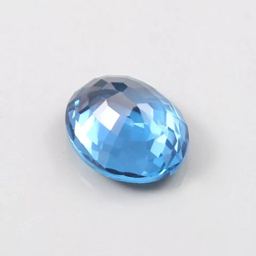 AAA Naturale Brasile Blu Paraiba Tormalina Sciolta Ovale Gemma Taglio 15x12 MM. - Foto 5 di 6