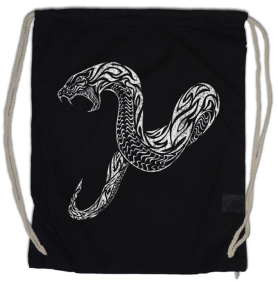 TRIBAL SNAKE Turnbeutel Tattoo Oldschool Flash Artist Studio