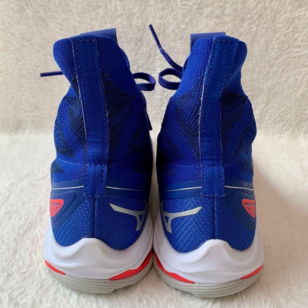 未使用品Mizuno Wave Lightning Neo MIZUNO Volleyball Shoes WAVE LIGHTNING NEO 3 Blue/White/Navy