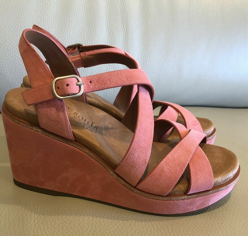 Gentle Souls Judi Riemchen Keilabsatz Plateau Schuhe 9,5 - Bild 8 von 11