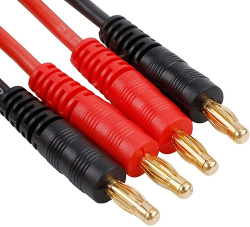 2PCS RC Parts for Traxxas TRX To 4mm Male Bullet 12AWG Charger Lead Banana Plug - Picture 9 of 10