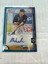 Jason Wheeler 2015 Bowman 1st Bowman Auto Blue Card #PA-JW Serial #018/150