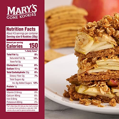 Mary's Gone Crackers Graham-Stil Kookies Zimt 5 Unzen Packung mit 6 Gluten-F... - Bild 3 von 8