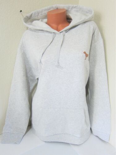 BLING Victoria Secret Pink ROSE GOLD GLITTER SHINE LOGO PULLOVER HOODIE L XL 2XL - Picture 3 of 4