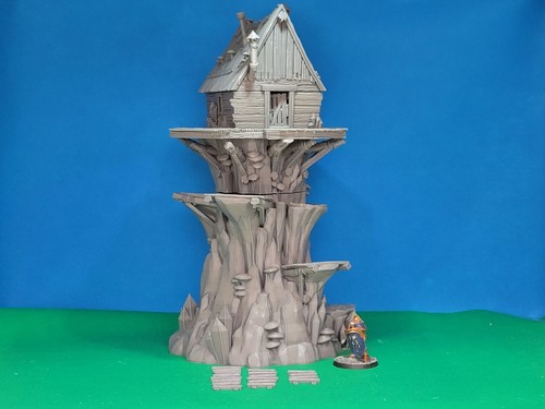 Shanty Tower Scatter Terrain Tabletop Gaming DnD 3D Druck 32/28/20/15/10 mm - Bild 9 von 16