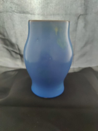 Vintage 1913-29 C H Brannam Studio Pottery Barnstaple Devon Blue Vase 12cm - Picture 6 of 10