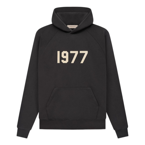 Fear of God FOG Essentials Hoodie 1977 Iron Black SS22 New Authentic Ships ASAP