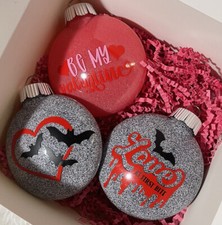 Custom Ornaments Gothic Bats Christmas Birthday gift set