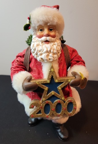 Possible Dreams Christmas Holiday Santa Greeting 2000 Lighted Music Tested Y2K - Picture 3 of 8