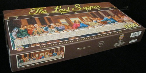 THE LAST SUPPER 1000 PIECE JIGSAW PUZZLE MASTER PIECES SEALED BAG BOX OPEN D-35 - Picture 2 of 3