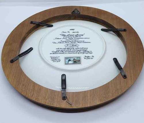 WS George Federal Pato Estampilla Coleccionista Placa Menor Escaup Neal Anderson 1990 1er - Imagen 5 de 5