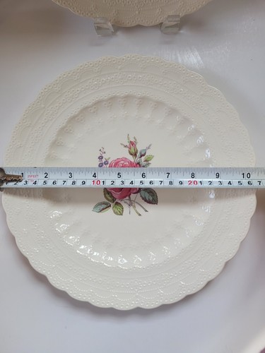 Spode England 2/8867 Billingsley Rose 1892 Dinner Plate 2Pc - Picture 10 of 10