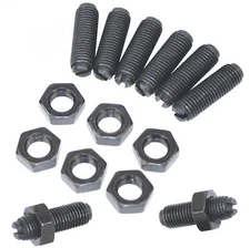 Empi 21-2313 Vw Bug O.E. Type Valve Adjusting Screws With Jam Nuts, Set of 8