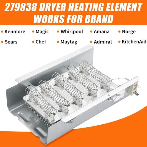 279838 Dryer Heating Element AP3094254 PS334313 3398064 3403585 8565582 AH334313 - Picture 6 of 18