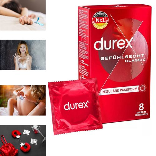 Durex Gefühlsecht Classic Kondome - 8, 20, 40, 80, 100, 120 Stück - Safer Sex - Bild 2 von 7