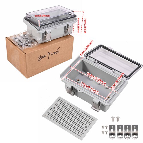 NEW Hinged Lid ABS Electrical Wiring Junction Box IP67 Project Enclosure Case AU - Picture 14 of 18