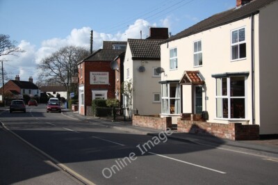 Photo 6x4 High Street Saxilby High Street Saxilby during rush hour c2010