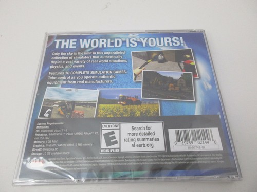 Simulator Pack 10 Games PC UIG Brand New Free Shipping ESRB - Picture 2 of 2