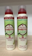 2X Old Spice GentleMan Total Body Cucumber Avocado Aluminum Free Deodorant Spray