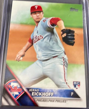 2016 Topps Series 1 Jerad Eickhoff RC #2 Philadelphia Phillies MLB Baseball