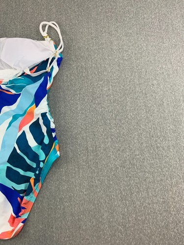 La Blanca One Piece Swimsuit Women Size 4 LB3VM24 Costal Palms Braid Bead Detail - Picture 8 of 18