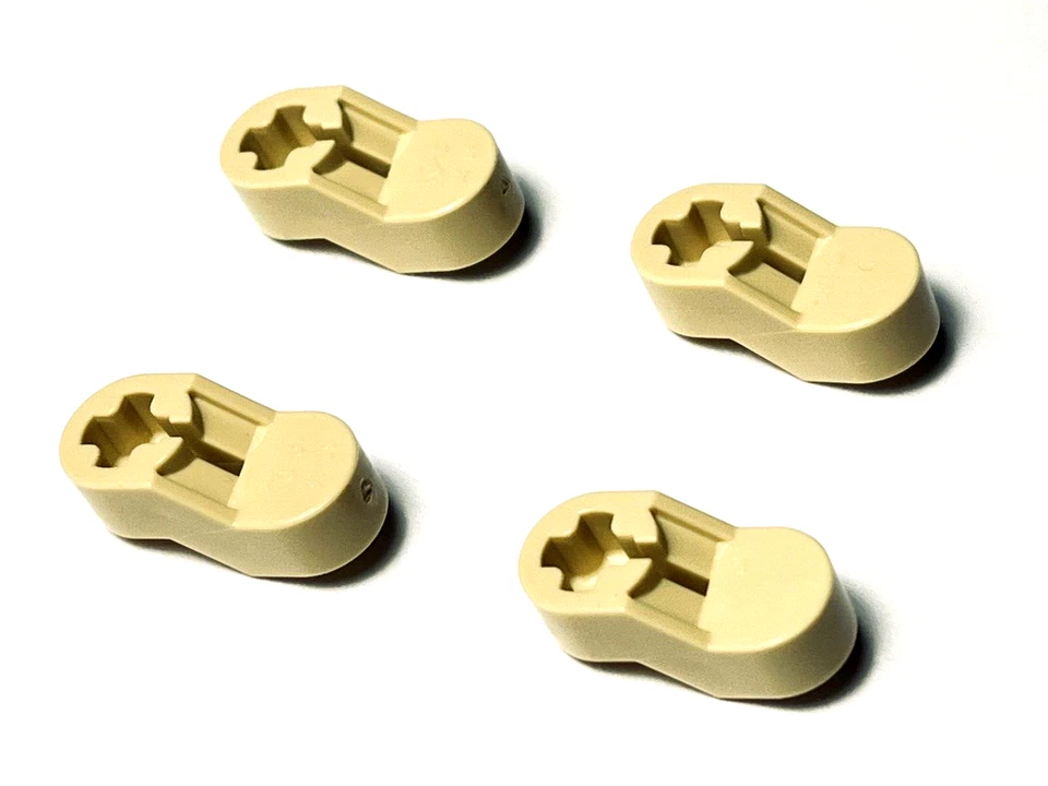 LEGO 4x Technic Engine Crankshaft Center 2854 10721 65126 TAN NEW  - Image 4 of 4