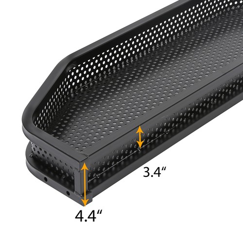 Heavy Duty Front Clay / Cargo Basket For EZGO TXT Golf Cart w/ Mounting Brackets - Picture 12 of 17