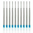 10 X Black Ballpoint Pen Refill Replacement Medium Standard For Parker Style Ink