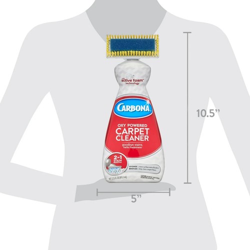 Carbona Oxy-Powered 2-in-1 Carpet Cleaner, 27.5 Ounces - Pack of 2 - Picture 5 of 5