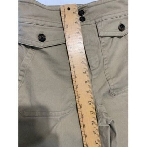 J. Crew Women’s Officer Patch-Pocket Wide-Leg Pants Size 00 Beige Preppy Boho - Picture 4 of 11