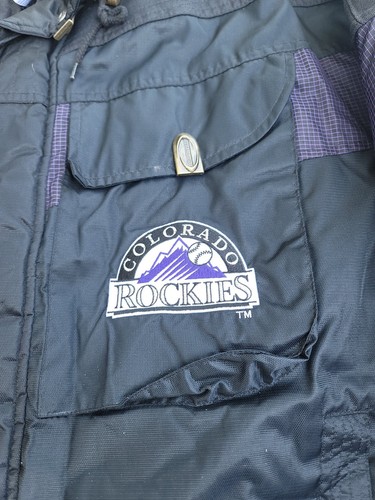 Logo Athletic Colorado Rockies Jacket NWT Vintage 1990's Embroidered Multicolor - Picture 2 of 9