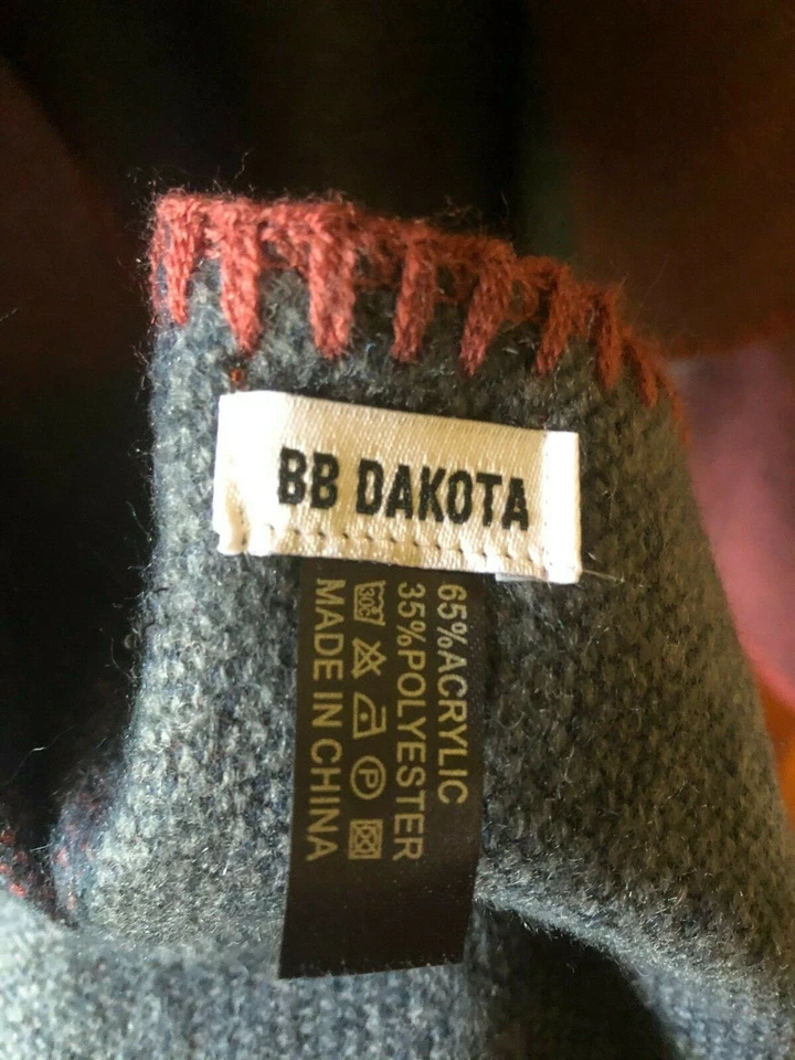 BB Dakota Steve Madden дизайнер надежном шаль плащ один размер женщин - Изображение 3 из 3